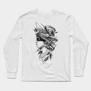 Snake Warrior Long Sleeve T-Shirt